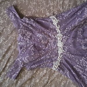 City Studio Purple Prom Dress